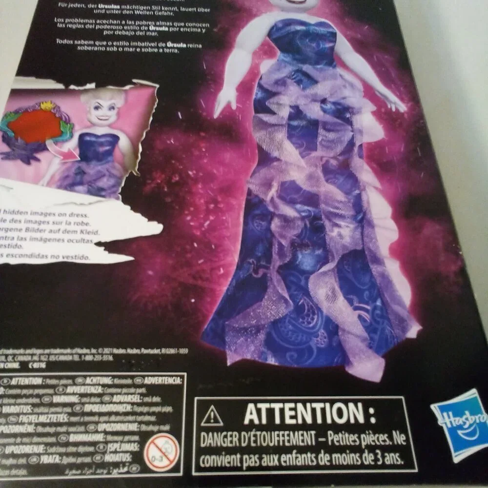 Disney Villains Ursula Fashion Doll Toy Hasbro New